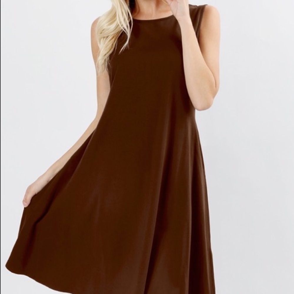 Super comfy sleeveless dress with pockets